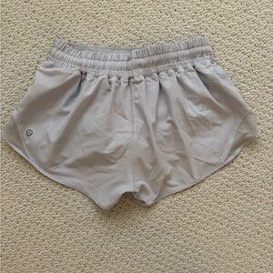 lululemon athletica Women's Light Gray Athletic Shorts